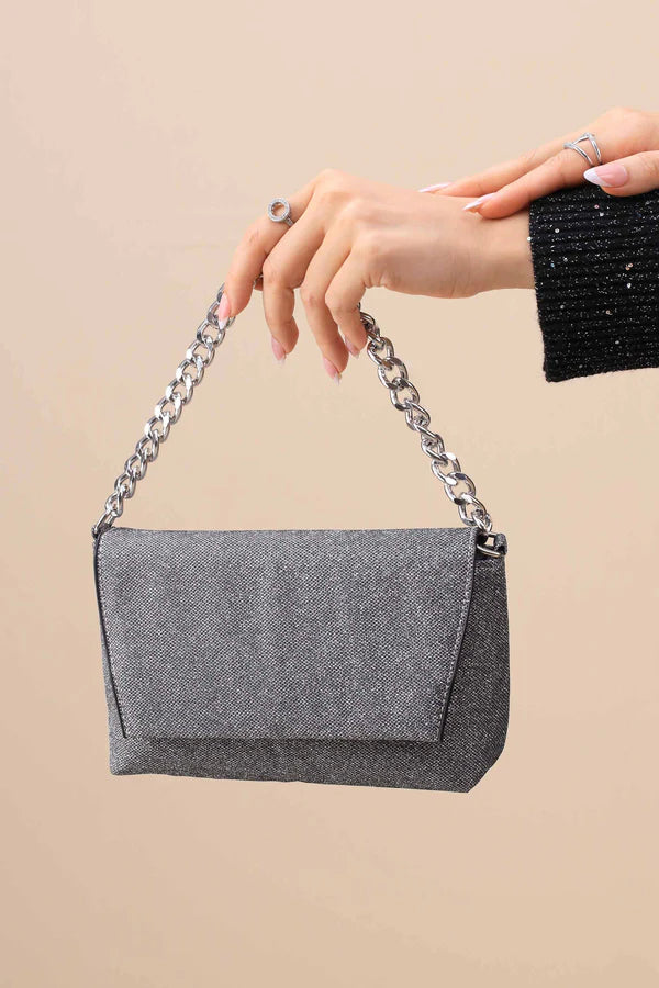 Dark Grey Clutch