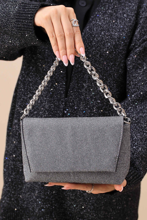 Dark Grey Clutch