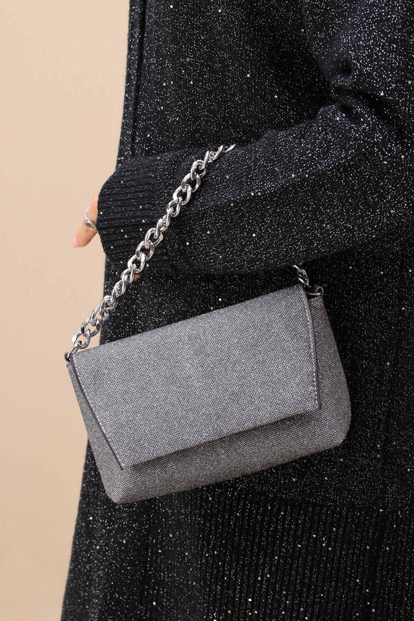 Dark Grey Clutch